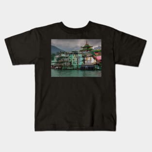 Jumbo Restaurant - Hong Kong - City Artwork Kids T-Shirt